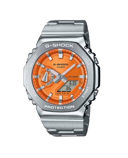 Reloj Casio G-Shock GM-2110 All Steel Orange