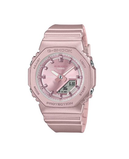 Reloj Casio G-Shock GMA-P2100 para mujer en color rosa perlado