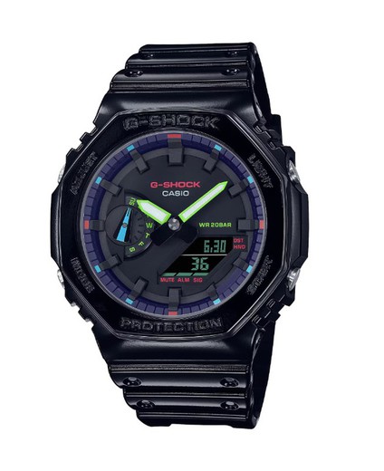 Relógio Casio g-shock Virtual Rainbow GA-2100
