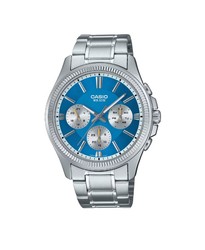 Reloj Casio Multifunción MTP-1375PD con esfera Azul