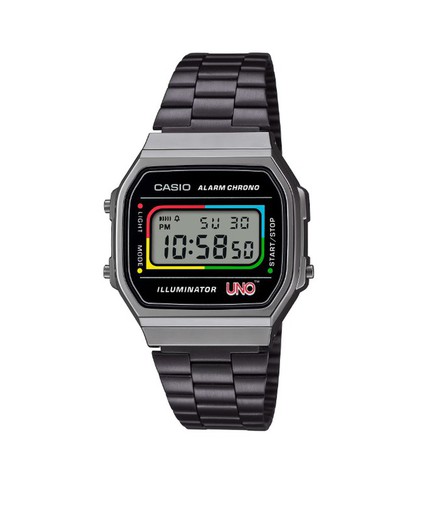 Reloj casio unisex A168 Edicion Especial UNO™