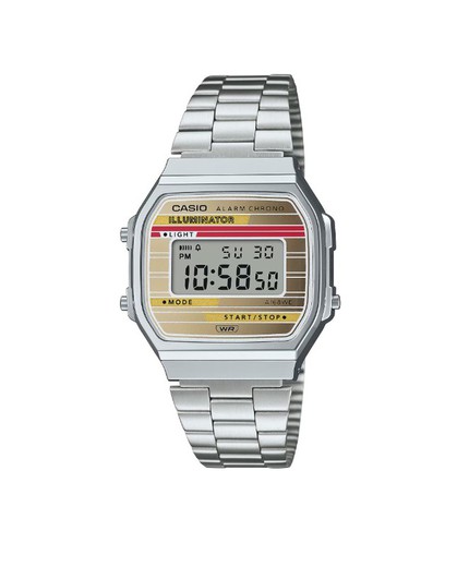 Reloj casio unisex digital A168WE Iluminator