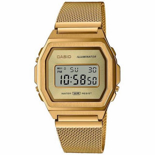 Relógio Casio Vintage Premium Ip em ouro