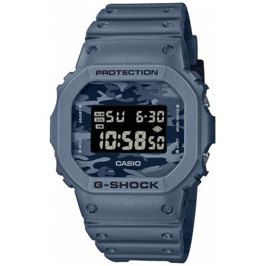 Reloj digital G-Shock resistentes a los golpes estampado gris camuflaje
