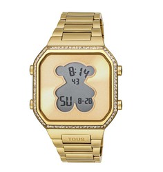 Reloj Digital Tous D-Bear Gold circonitas