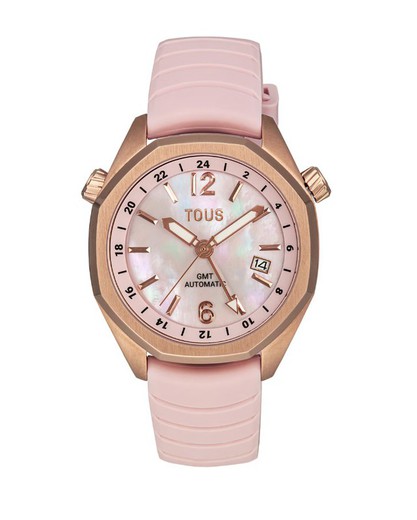 Reloj GMT Tous automático Rosa