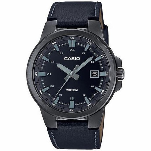 Reloj para hombre Casio Timeless Leather Black