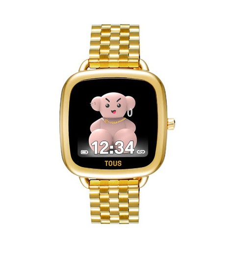 Reloj Smartwatch Tous D-Connect Acero IP Dorado