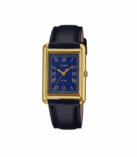 Reloj unisex Casio rectangular Gold