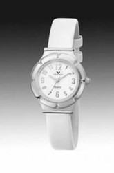Viceroy Uhr für Mädchen mit weißem Leder