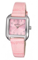 Montre fille cuir rose Vieroy