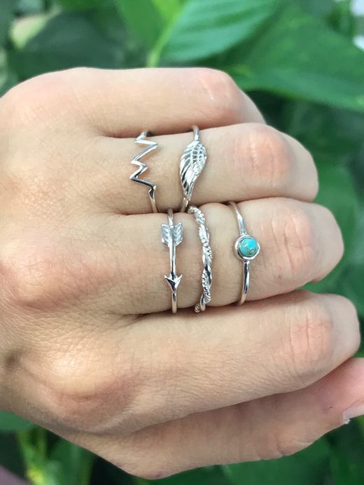 Geflochtener Silberring