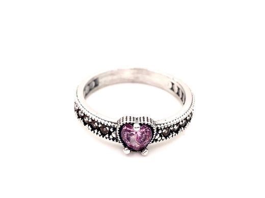 Silberring Liebe Rosa