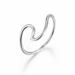 Anillo de plata Ola