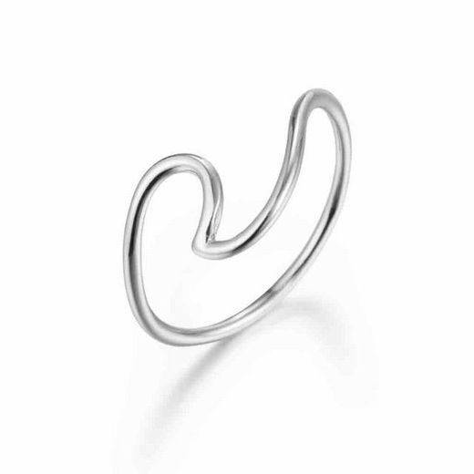 Anillo de plata Ola