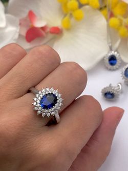 Ocean Rosette Silberring