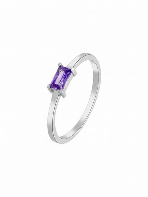 Anillo de plata Violeta