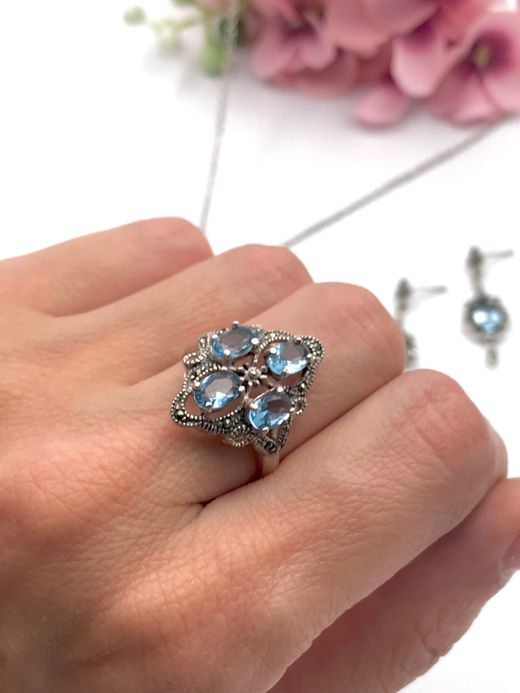 Anillo Elegant de plata de ley Draft Cel