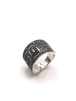 Anillo Elegant de plata de ley Shapes