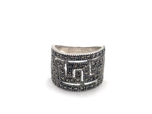 Anillo Elegant de plata de ley Shapes