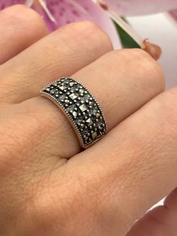 Anillo Elegant de plata de ley Straight