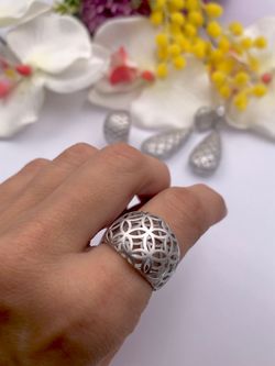 Anillo en plata de ley Electra Flowers