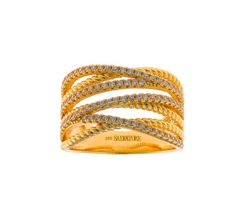 Anillo en plata de ley Lines