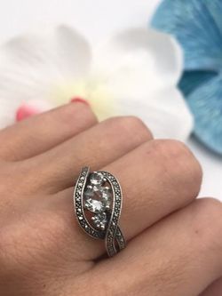 Bague en argent sterling Louange