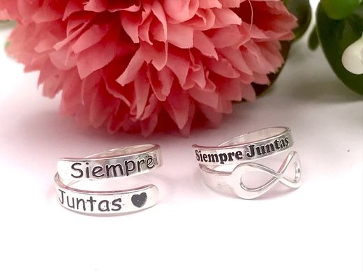 Immer zusammen Sterling Silber Ring
