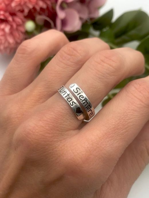 Immer zusammen Sterling Silber Ring