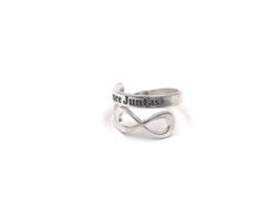 Bague en argent sterling « Infinity Always Together »