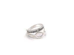 Bague en argent sterling « Infinity Always Together »