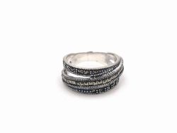 Anillo en plata de ley Strips