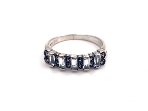 Anillo en plata de ley Topaz