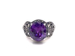Anillo en plata de ley Violet