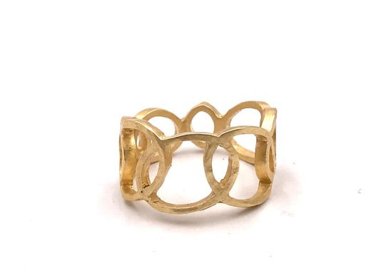 Gold Gargot Silberring