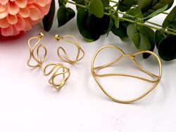 Gold Trap Silberring