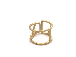 Gold Travesa Silberring