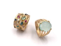 Ring Kaos Multi Top aus Gold