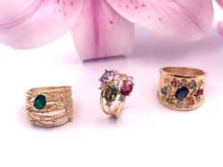 Anillo Top plata Okushiri