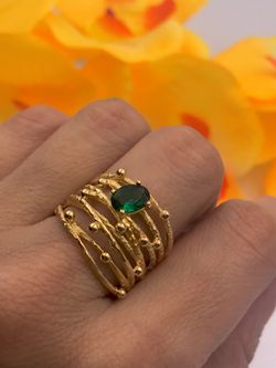 Anillo Top plata Okushiri