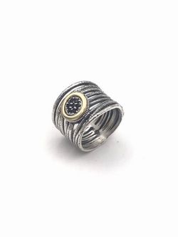 Top-Ring aus Capri-Silber