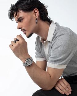 Anillo Viceroy Abraham Mateo 15213 Ip Negro
