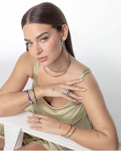 Anillo Viceroy Tubogas Laura Escanes Silver Blue
