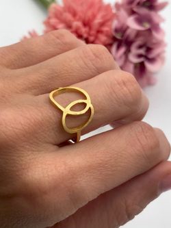 Gold Gargot Silber XS Ring