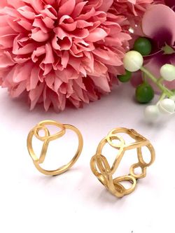 Gold Gargot Silber XS Ring