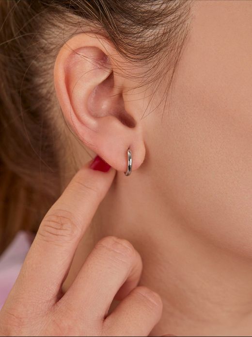 Ring aus Sterlingsilber mit Vorhängeschloss