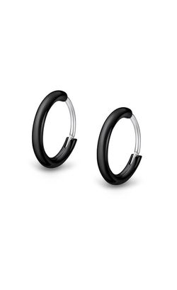 Aros de acero Ip negro Lotus