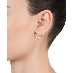 Aros de plata dorados Viceroy  20 mm