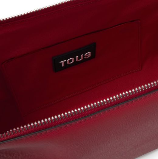 Sac bandoulière moyen rouge Tous Amanda